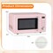 Retro 700W Microwave Oven Countertop with 5 Micro Power Settings and Auto Cook